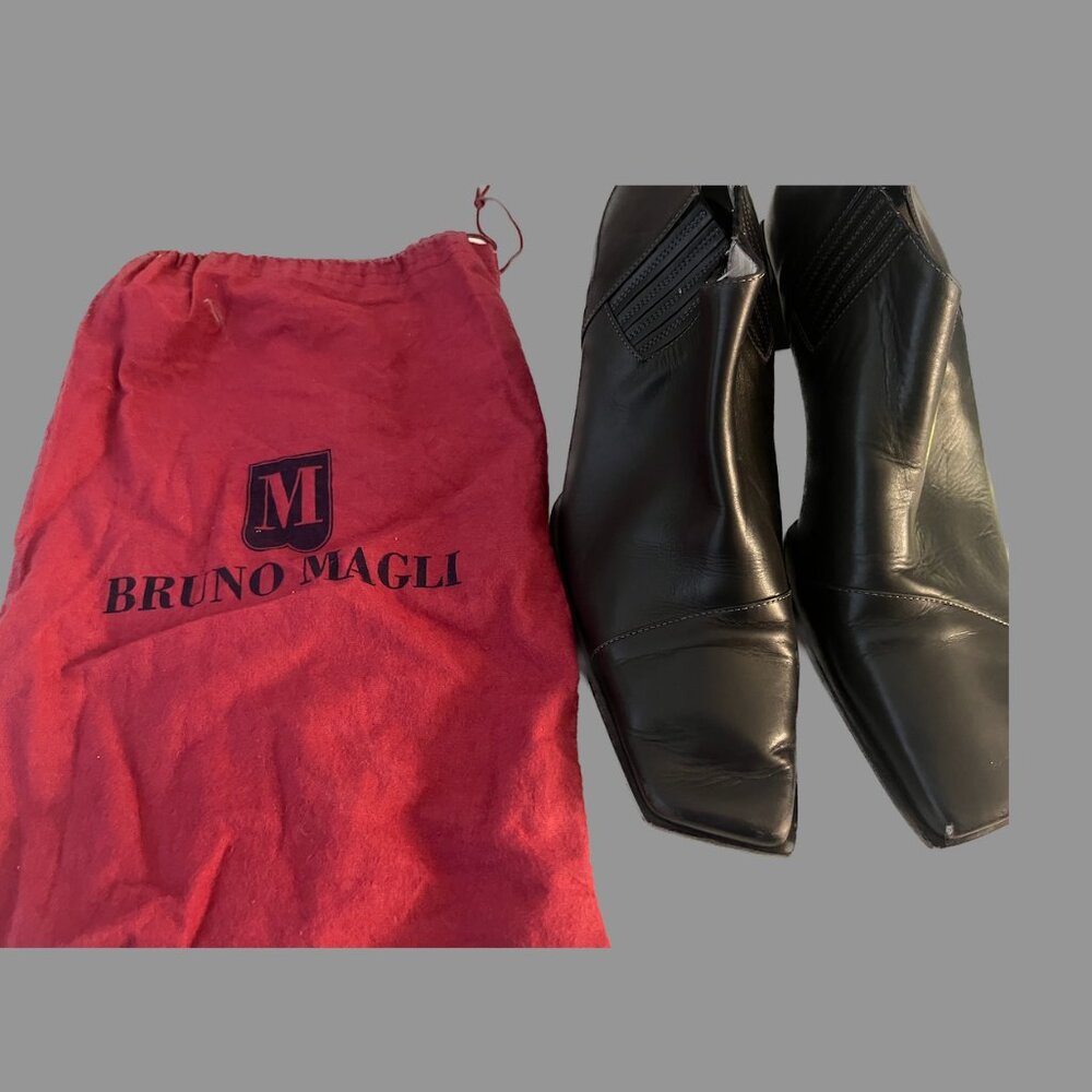 Brown Bruno Magli booties - Size 37.5